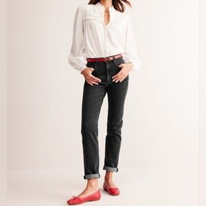 Boden Girlfriend Jeans - Washed Black - W27 Petite - NEW!